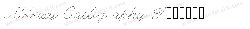 Abbasy Calligraphy T字体转换